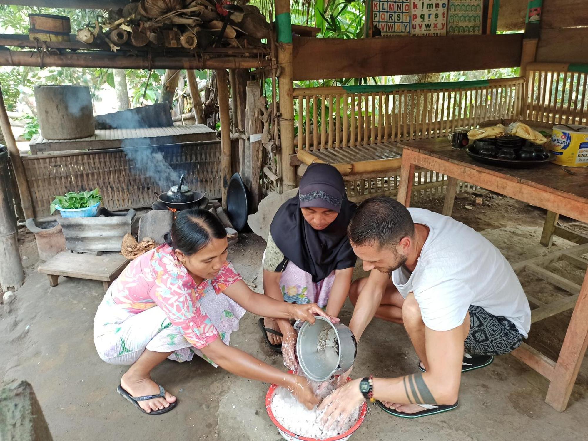 Bunga Maliq Bungalow Lombok Tetebatu Phòng bức ảnh