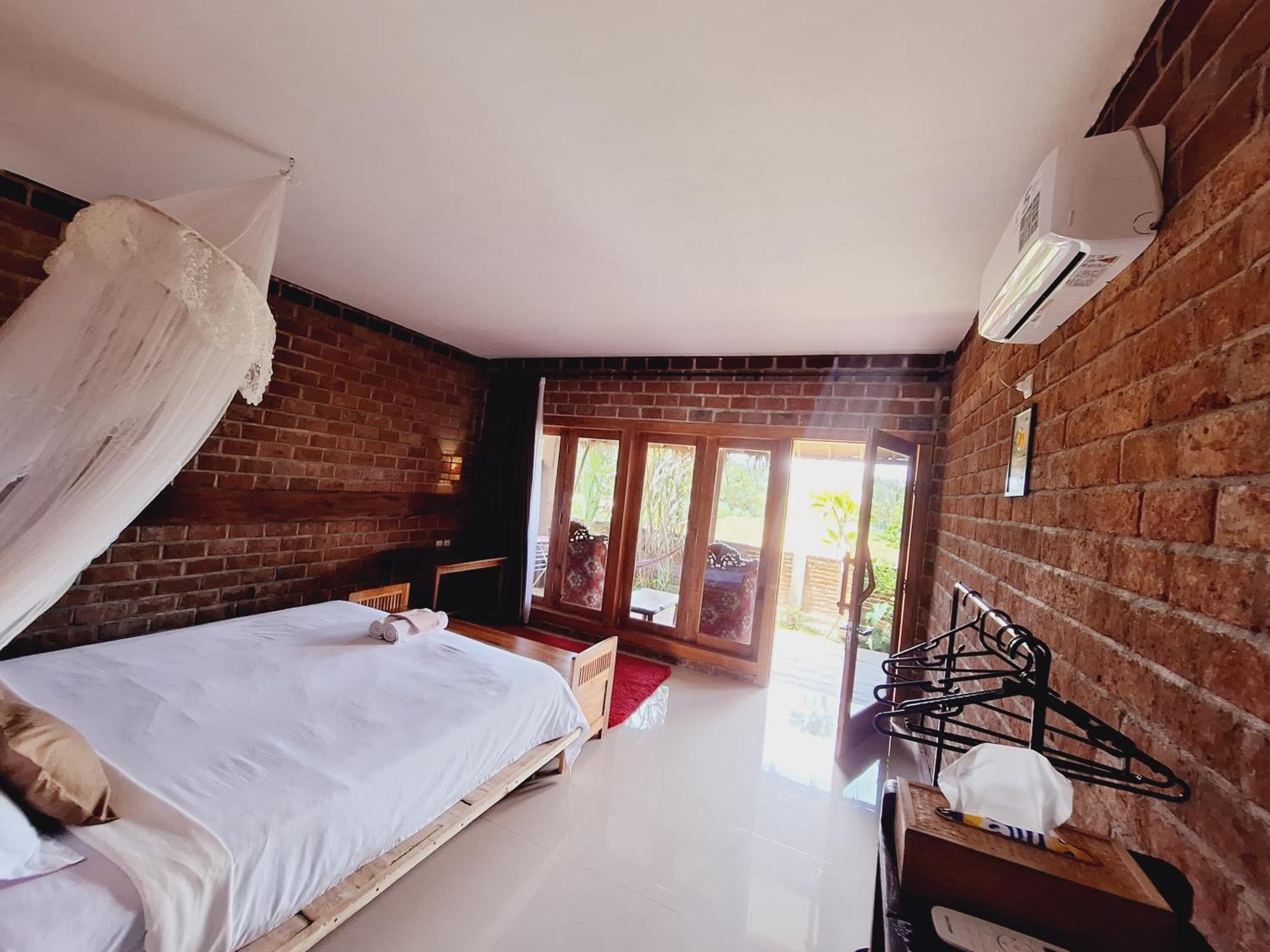 Bunga Maliq Bungalow Lombok Tetebatu Phòng bức ảnh