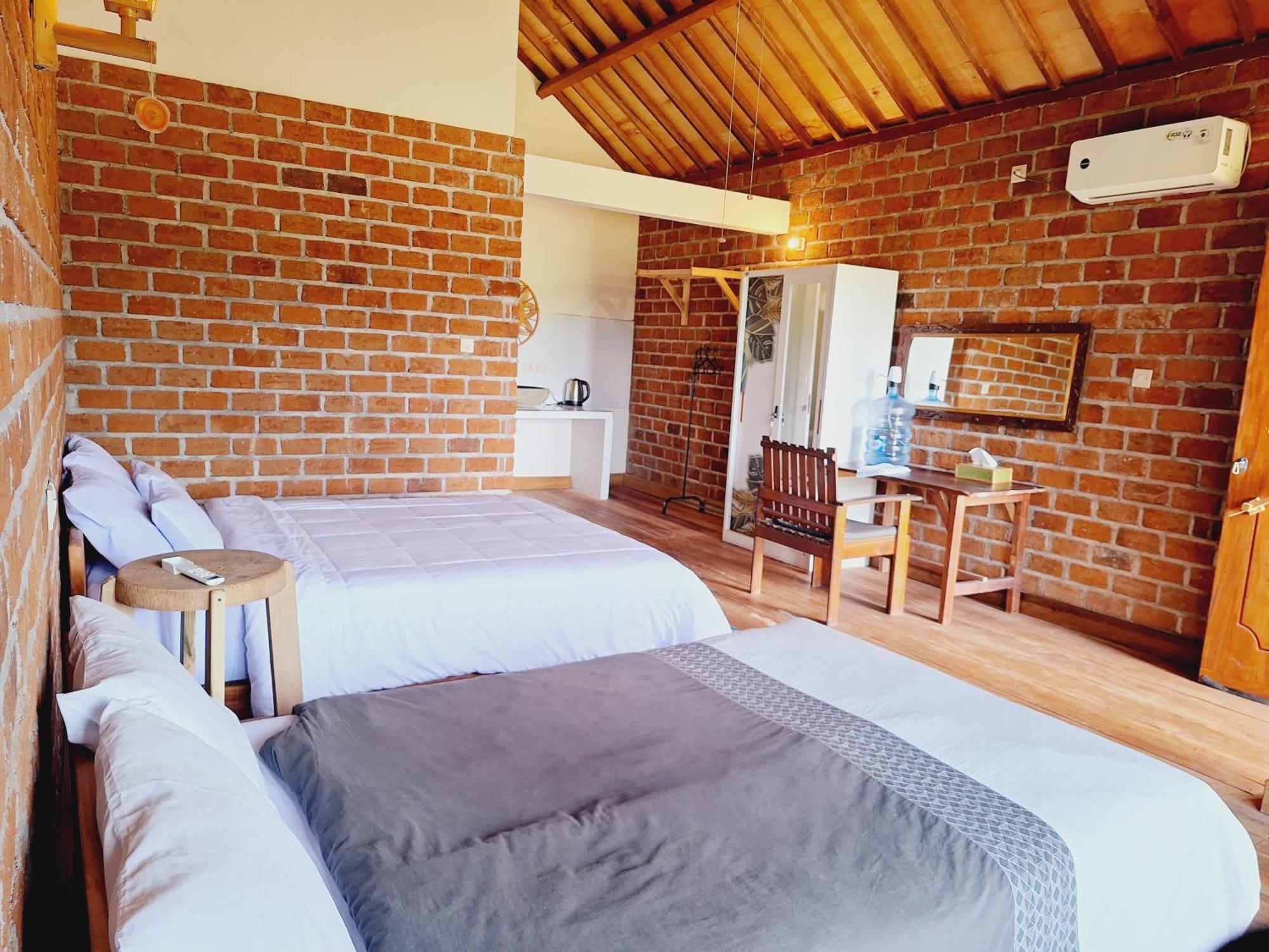 Bunga Maliq Bungalow Lombok Tetebatu Phòng bức ảnh